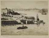 Lionel Lindsay, Milson's Point, 1925, Etching 4/75