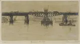 Douglas Pratt, Pyrmont Bridge [Darling Harbour], Etching 6/50