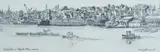Cedric Emanuel, Glebe Point and Rozelle Bay - Sydney, Pencil