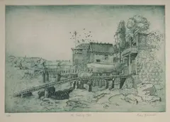 Cedric Emanuel, The Sailing Club, Etching 2/90