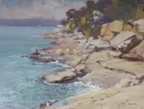 Allan Waite, Georges Head, Oil on Board