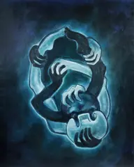 David Boyd, The Conflict in a Womb, 2002, Oil on Canvas