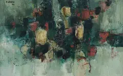Robert Grieve, Autumn Landscape, 1964, Oil on Board