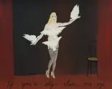 Bob Marchant, If You're Shy, Close One Eye, Oil on Canvas