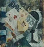 Eric Wilson, Hand With Playing Cards, Oil on Canvas