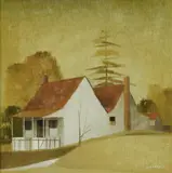 Dorothy Atkins, Dural Cottage, Oil on Board