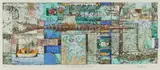 Leon Pericles, The Great Widji Net Cutter Fish, Coloured Etching & Mixed Media Assemblage 6/150