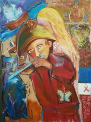 Auguste Blackman, Song of Flinders, Oil on Canvas