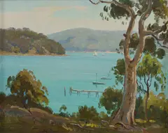 Erik Langker, Pittwater, NSW, Oil on Board