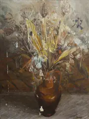 Moya Dyring, Grasses, 1962, Oil on Canvas