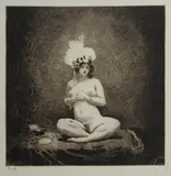 Norman Lindsay, This Shrine, Facsimile Etching (Proof)