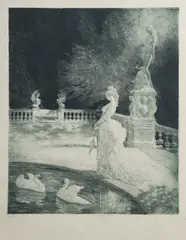 Leda by Norman Lindsay, Facsimile Etching 9/550, sold Jul 2025