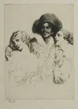 Norman Lindsay, Trio, Facsimile Etching (Proof)