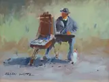Allan Waite, Joshua Smith at Jindabyne, 1993, Oil on Board