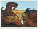 Garry Shead, The Horsebreaker, 2005, Colour Etching 24/55