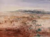 Susan Sheridan, Outback Landscape, Oil on Canvas
