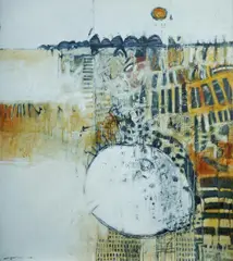 Robert Holcombe, Youngoona Waterhole, 2004, Acrylic on Linen
