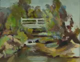 Joshua Smith, McCarrs Creek, Sydney, c.1984, Oil on Board
