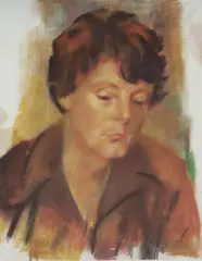 Joshua Smith, Brown Study, c.1980, Pastel