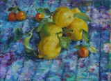 Ena Joyce, Study, Lemons, Oil on Paper