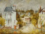 Wilmotte Williams, The Telephone Box, Glebe, Oil on Canvas Board