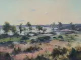 Kasey Sealy, Wetlands, Oil on Canvas on Board