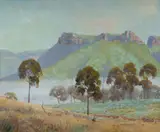Warwick Fuller, Drifting Mist - Wolgan Valley, 1979, Oil on Canvas on Board