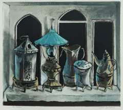 Yosl Bergner, Still Life, Lithograph HC 25/25