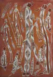 Djawida Nadjongorle, Natural Earth Pigments on Paper