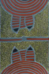 Awelye (Mountain Devil Lizard) by Ada Bird Petyarre, Acrylic on Linen, offered Jul 2025
