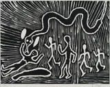 Jimmy Kurtnu Pike, Ngalyawiltirr, 1985, S/Print 13/75