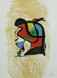 Joan Miró, Graveur IV, 1984, Stamp signature recto; authenticated & signed in pencil by Emilio F. Miro verso