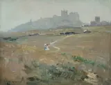 Arthur Streeton, Bamburgh Castle, 1908, Oil on Canvas