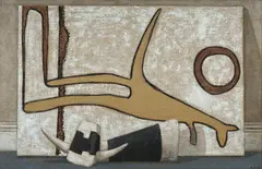 John Kelly, Cow's Head and Roo I, 2002, Oil on Canvas