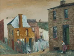 Meal Time, Paddington by Sali Herman, 1965, Oil on Canvas, sold May 2025