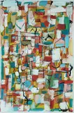 Yvonne Audette, Construction of Colour, 1968, W/Clr, Gouache & Ink