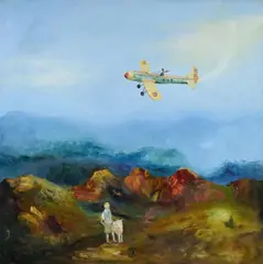 Melissa Egan, Everything Looks Better From the Air, 2004, Oil on Canvas