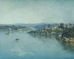 Will Ashton, Parramatta River, Oil on Canvas on Board