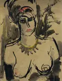 Francis Lymburner, Nude with Necklace