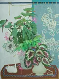 Fred Jessup, Begonia Crochet, Oil on Canvas