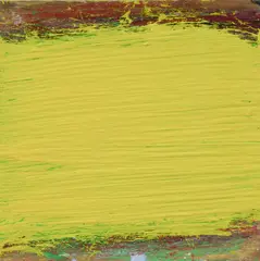 Robert Hirschmann, Yellow Study #2, 1999, Oil on Board