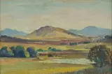 Douglas Robert Dundas, Canberra Landscape, Oil on Board