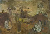 Judy Cassab, Untitled (Group Bali)