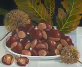 Charlotte Thodey, Chestnuts, 2012, Oil on Linen