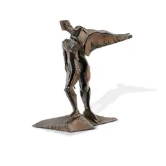 Nickolaus Seffrin, Icarus, Mild Steel with Applied Bronze
