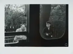 Lewis Morley, Trainspotter, Richmond Line, Surrey, England, 1957 (printed 1989), Silver Gelatin Photograph
