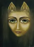 Miloš Kurovský, Woman of the 80s, 1987, Pastel