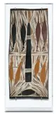 Mithinari Gurruwiwi, Sacred Goannas and Swamp Birds of the Dreamtime, c.1958, Natural Earth Pigments on Eucalyptus Bark