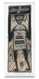Jumbo Dawalinjara, Giant of the Dreamtime, c.1975, Natural Earth Pigments on Eucalyptus Bark