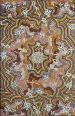 Clifford Possum Tjapaltjarri, Bush Turkey Dreaming, 1994, Acrylic on Linen